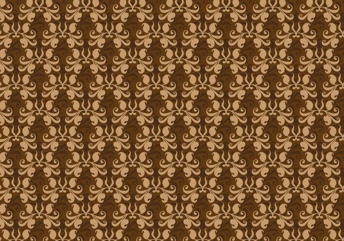Free Vector Brown Western Flourish Pattern