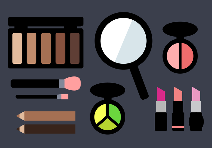 Vector libre del maquillaje