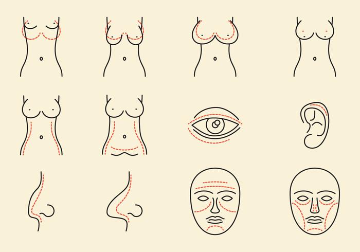 Plastic Surgery Icons Plastic Surgery Icons