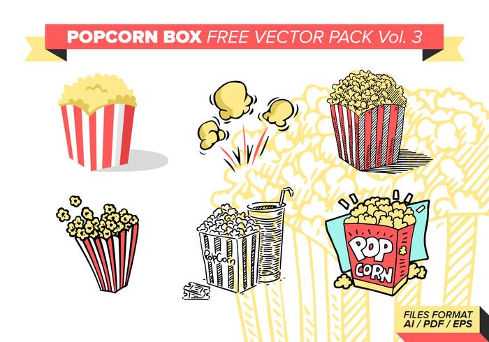 Popcorn Box Free Vector Pack Vol. 3 Popcorn Box Free Vector Pack Vol. 3