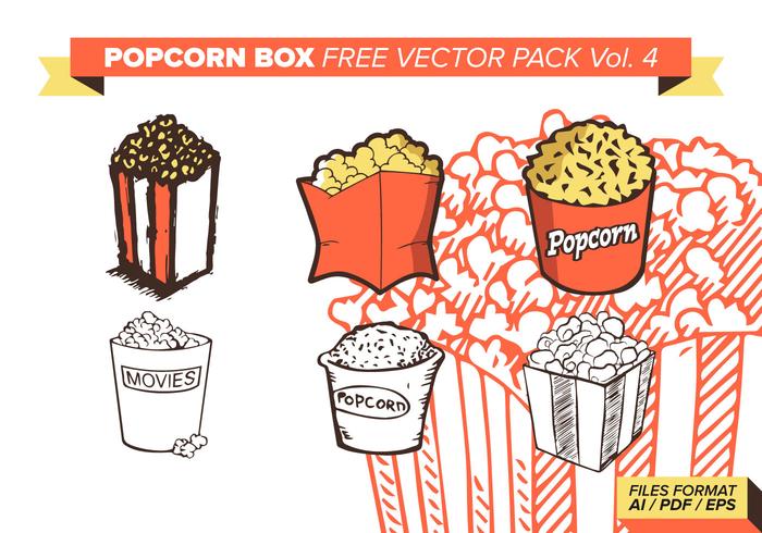Popcorn Box Free Vector Pack Vol. 4 Popcorn Box Free Vector Pack Vol. 4