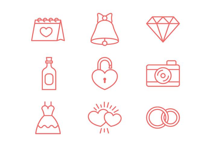 Wedding Line Icon Wedding Line Icon
