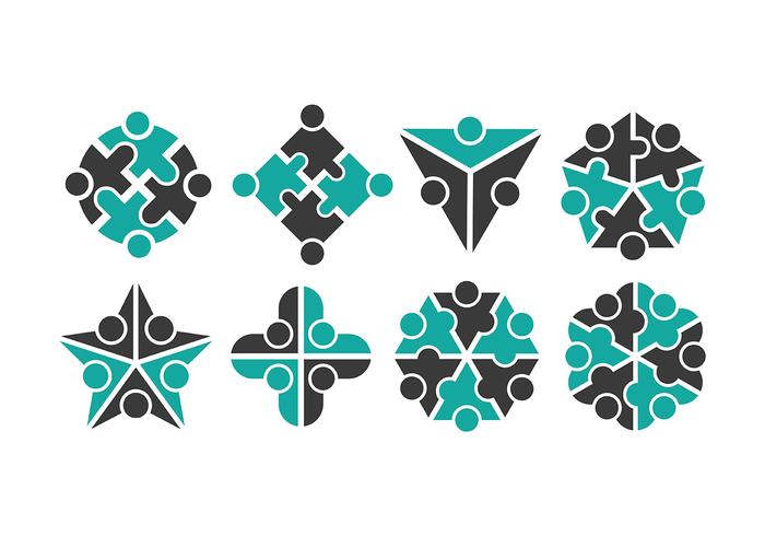 Working Together Logo Vectors Working Together Logo Vectors