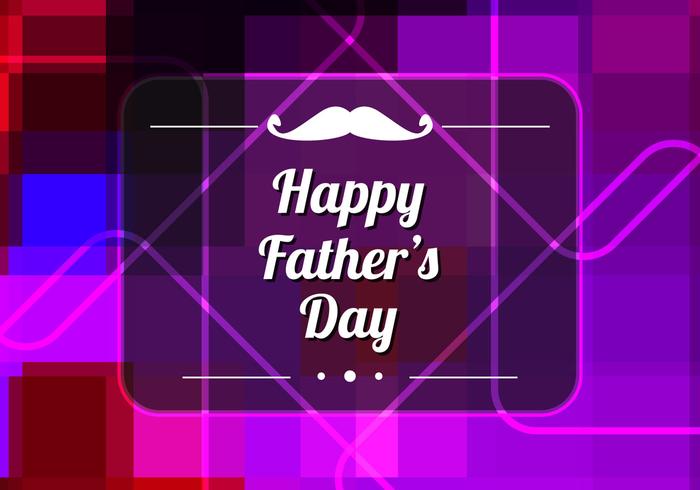 Free Vector Colorful Father's Day Background Free Vector Colorful Father's Day Background