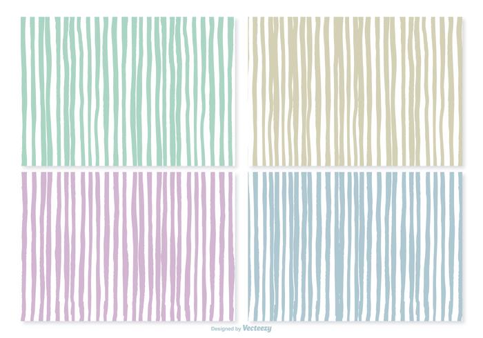 Hand Drawn Stripe Patterns vector