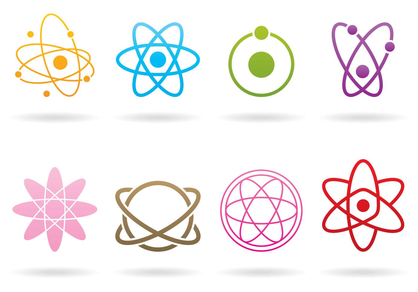 Atom Logos 115268 Vector Art at Vecteezy