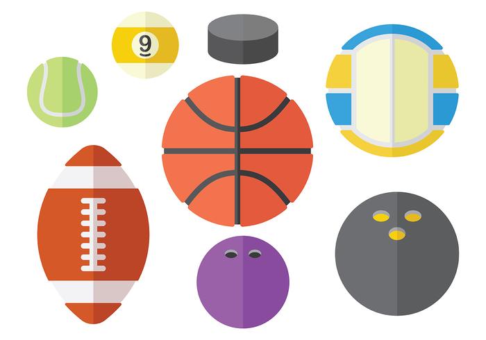 Vector de iconos de deportes gratis