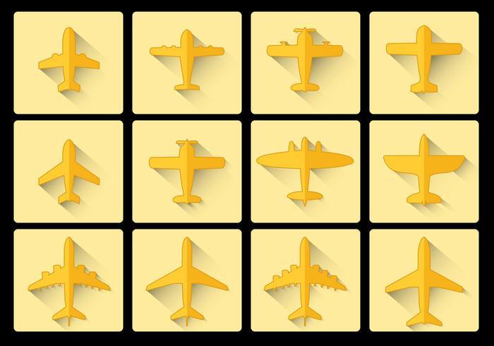 Avion Airplane icon flat design vector