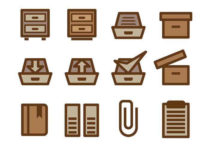 File Cabinet Vector