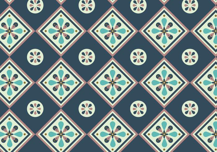 Dark Blue Tiles vector