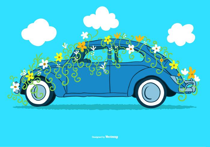 Flower Power VW Vector