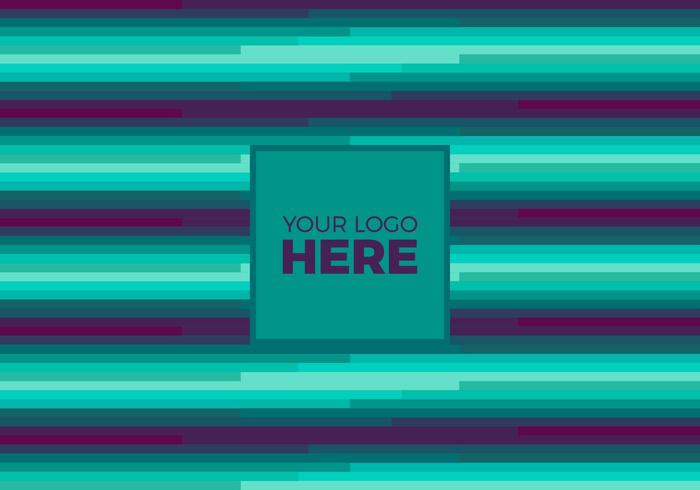 Free Vector Teal Logo Background