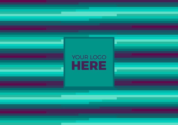 Free Vector Teal Logo Background Free Vector Teal Logo Background