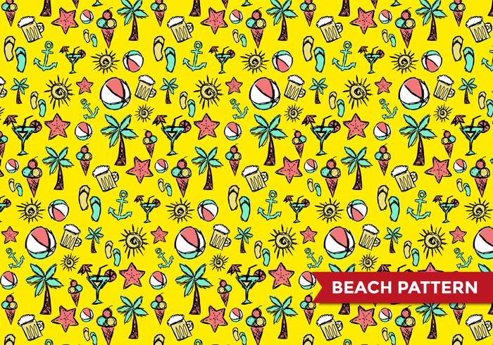 Beach Pattern Vector