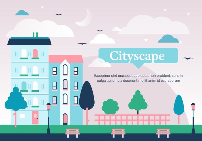 Cityscape Vector  Illustration