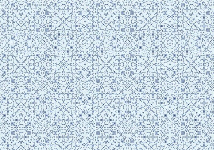 Geometric Floral Motif Pattern Geometric Floral Motif Pattern
