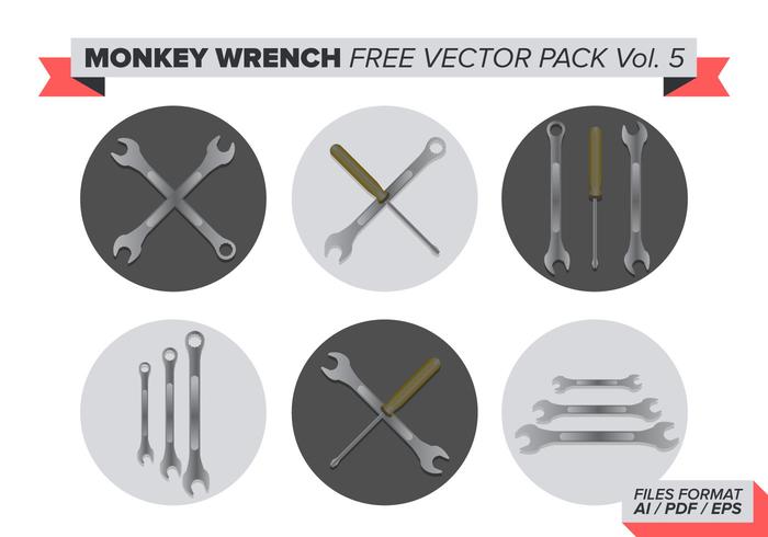 Monkey Wrench Free Vector Pack Vol. 5 Monkey Wrench Free Vector Pack Vol. 5