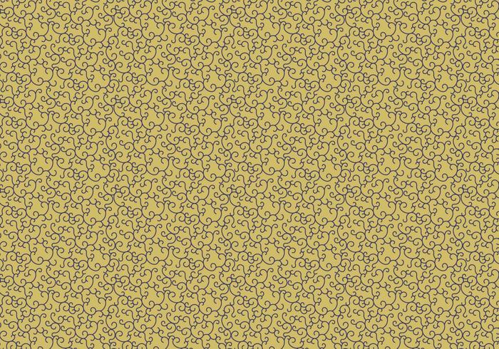 Curly Outline Pattern vector
