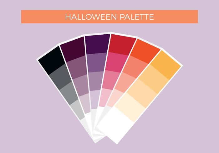 Libre de Halloween vector paleta