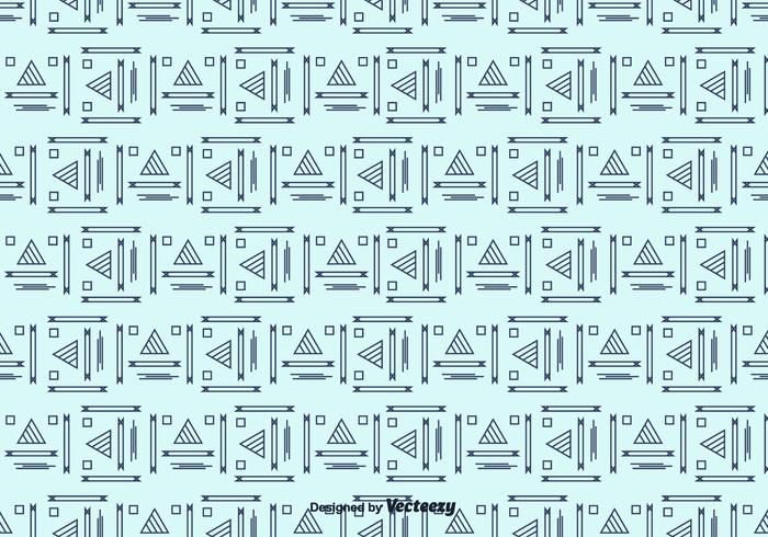 Outline Geometric Pattern vector