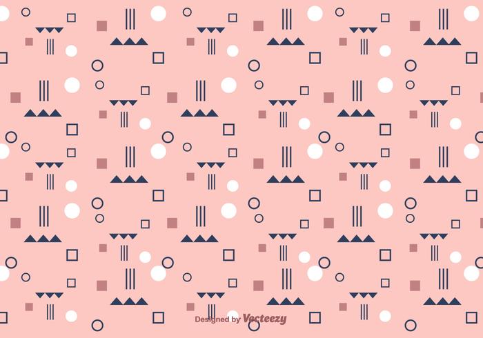 Flat Geometric Pattern vector