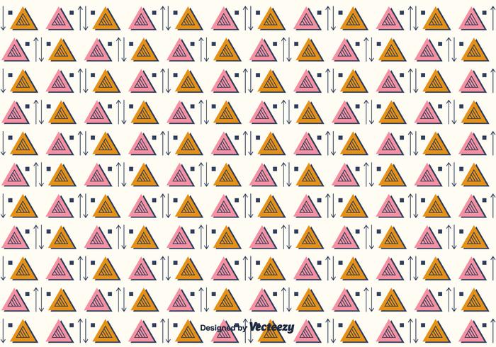 Vector de patrón triangular