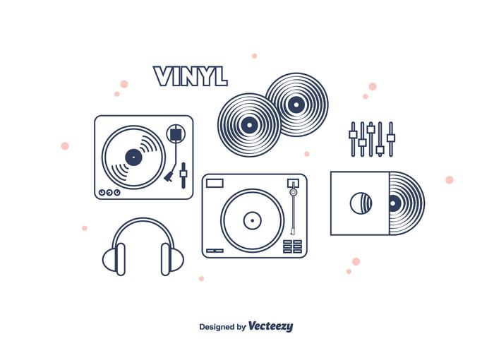 Vinyl Vector Icons