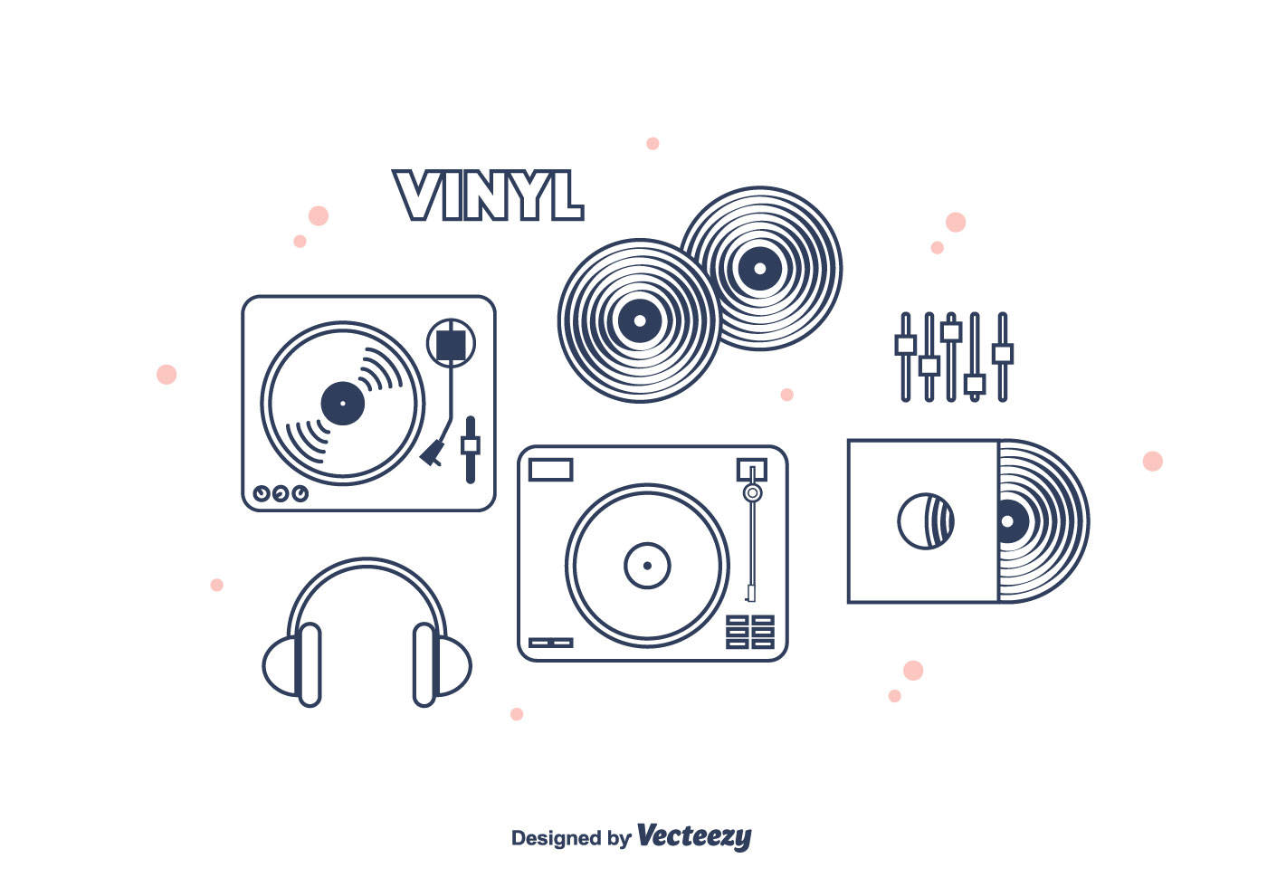 Download Vinyl Vector Icons 115674 Vector Art at Vecteezy