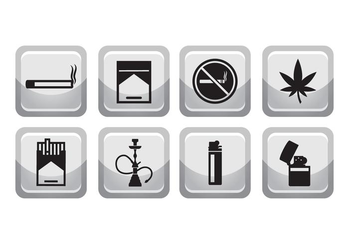 Free Smoking Icon Set vector