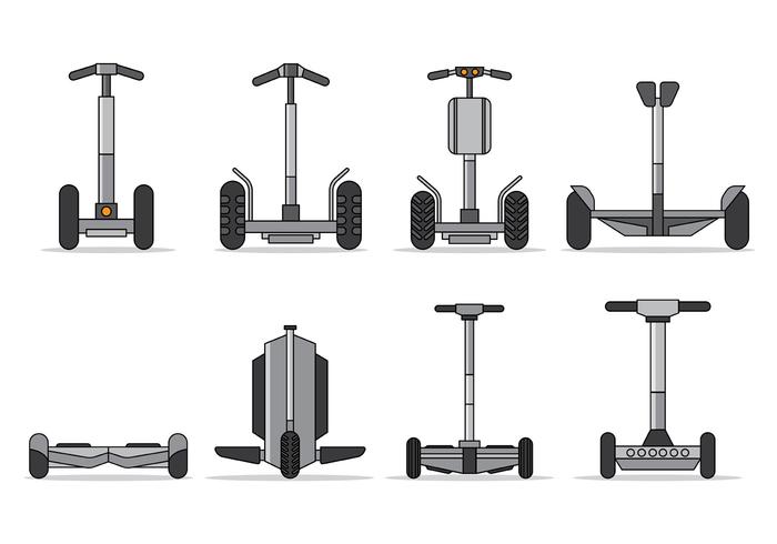 Set Of Segway Vector