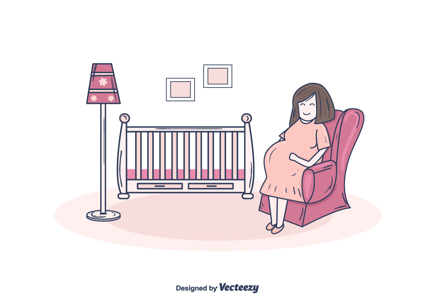 Download Pregnant Mom Vector 115747 Vector Art at Vecteezy