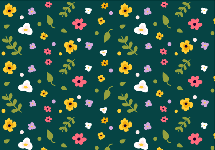 Free Floral Pattern Vector Free Floral Pattern Vector