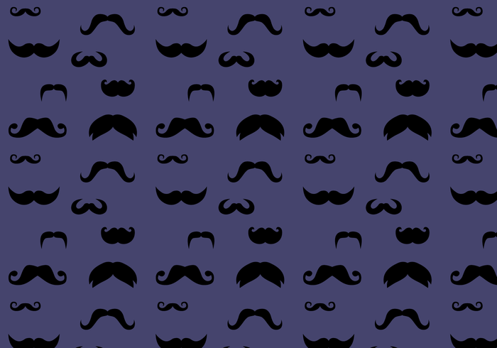 Free Mustache Pattern Vector