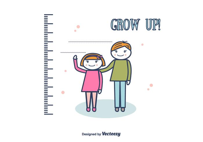 Grow Up Vector Background