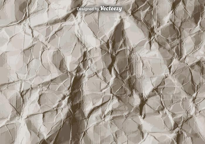 Vector Crumpled Paper Texture