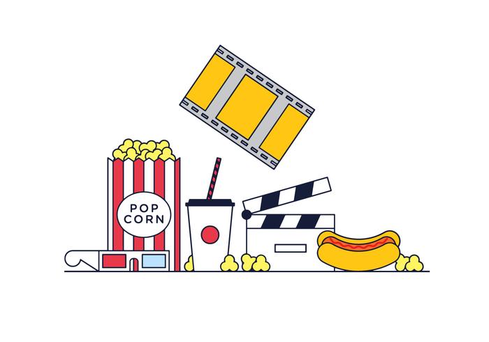 Pop Corn Vector