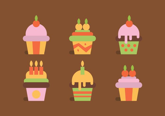 Vector Cupcakes