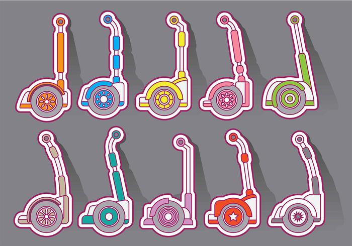 Segway Vector Icons Segway Vector Icons