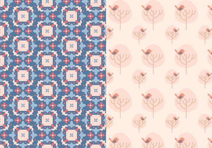 Geometric Birds Pattern Geometric Birds Pattern