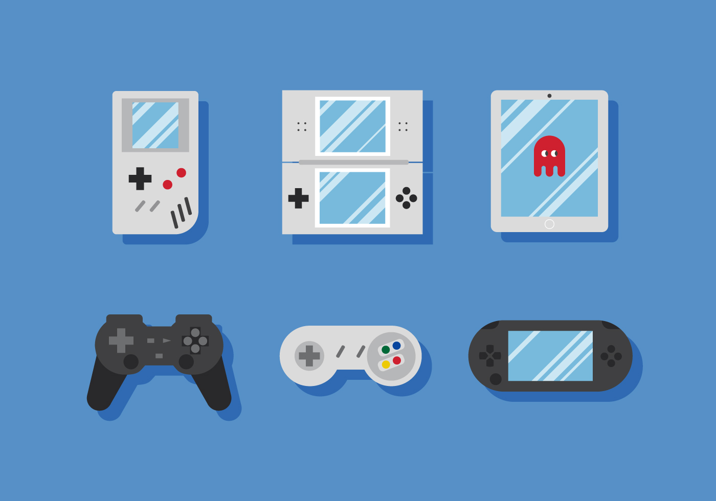 Download Vector Video Game Icons - Download Free Vector Art, Stock ...