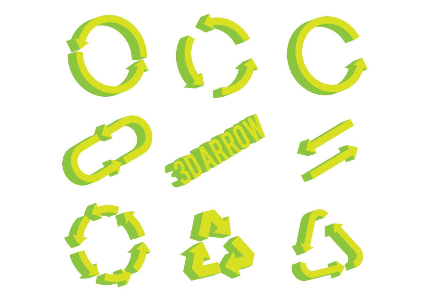 Download 3D Circle Arrow - Download Free Vectors, Clipart Graphics & Vector Art