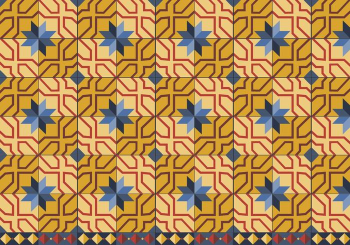 Portuguese Tile Pattern vector