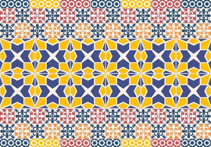 Portuguese Tile Pattern vector