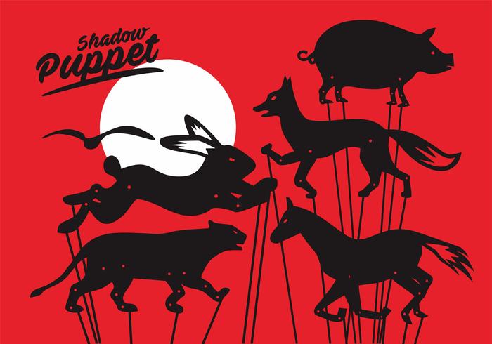 Shadow Puppet Vector Set Shadow Puppet Vector Set
