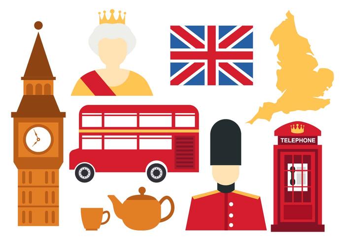 Iconos gratis de Inglaterra Iconos vector