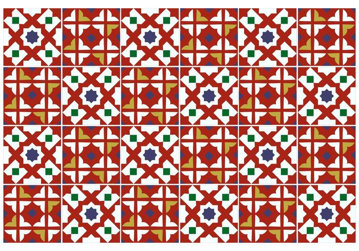 Portuguese Tile Pattern vector