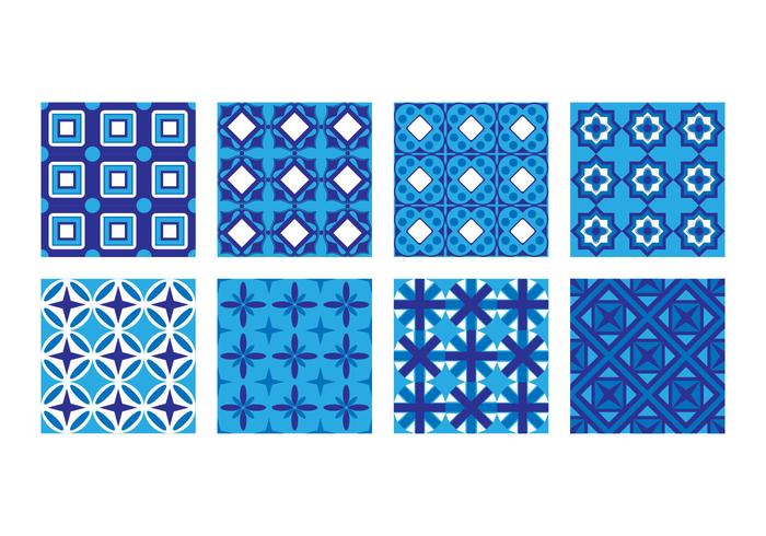 Free Portuguese Tile Pattern Vector
