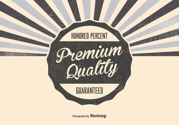 Retro Premium Quality Background vector