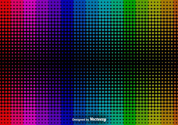 Abstract Halftone Background - Vector Background