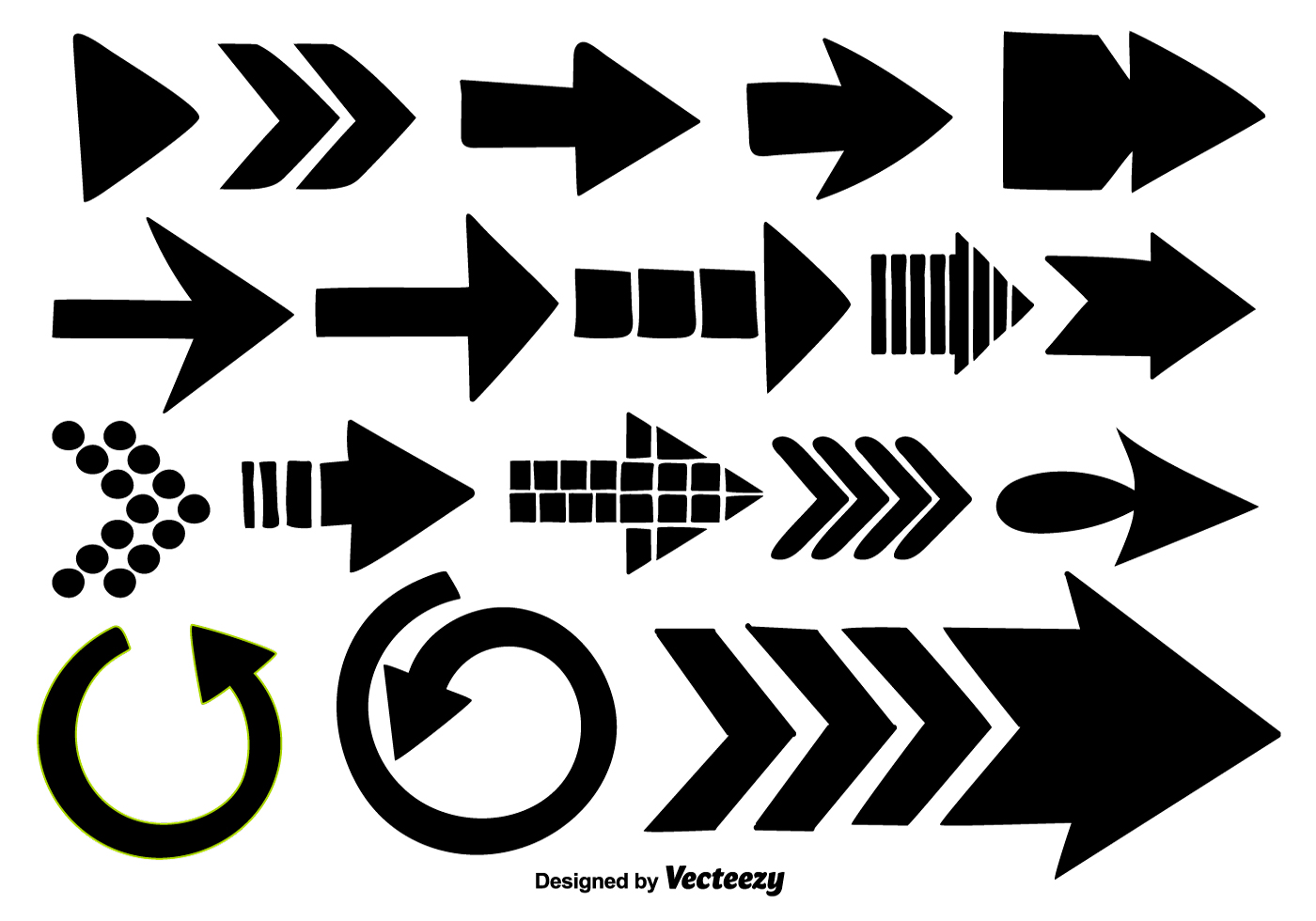 Hand Drawn Arrows Collection - Vector Elements - Download Free Vector